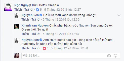 nhà báo Ngô Nguyệt Hữu giới thiệu DetoGreen cho Na Sơn