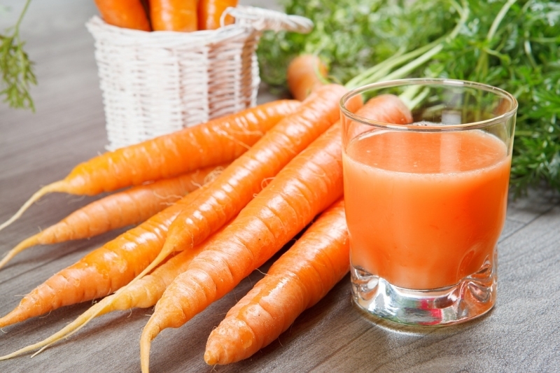 Với cách làm detox từ sinh tố cà rốt giúp thanh lọc gan hiệu quả.