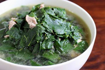 canh rau ngót detox giải độc gan